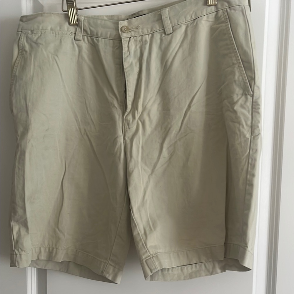 Polo by Ralph Lauren Men's Khaki Flat Front Shorts